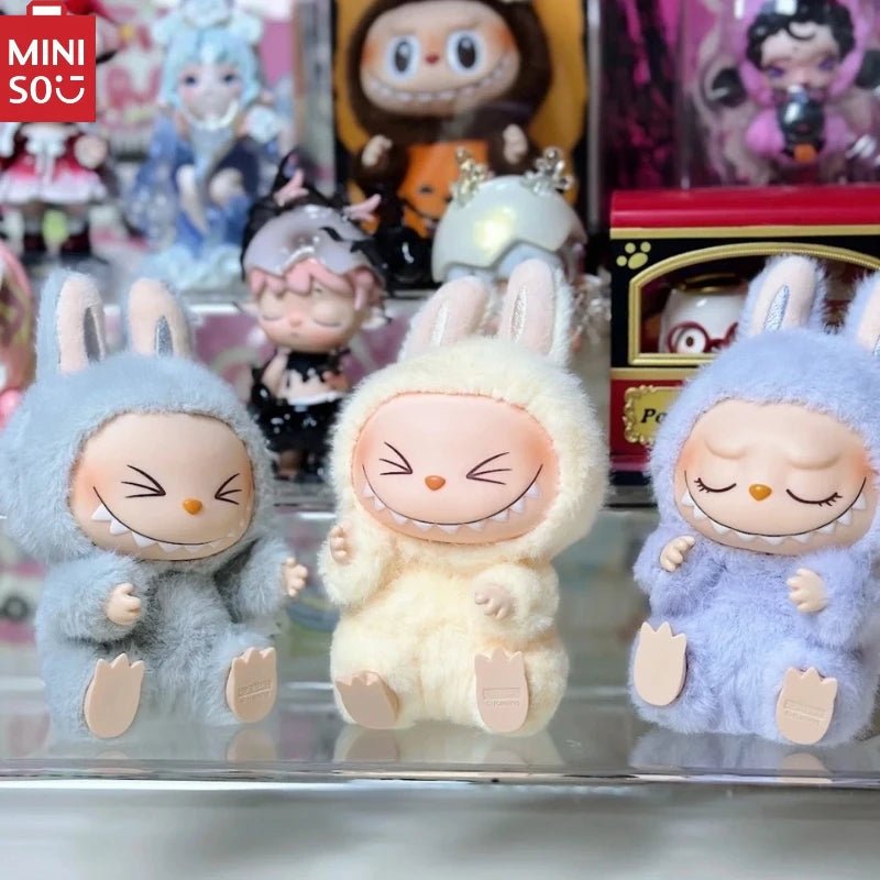 "Labubu Series Blind Box Vinyl Figure – Mystery Collectible Toy with Plush Base"
