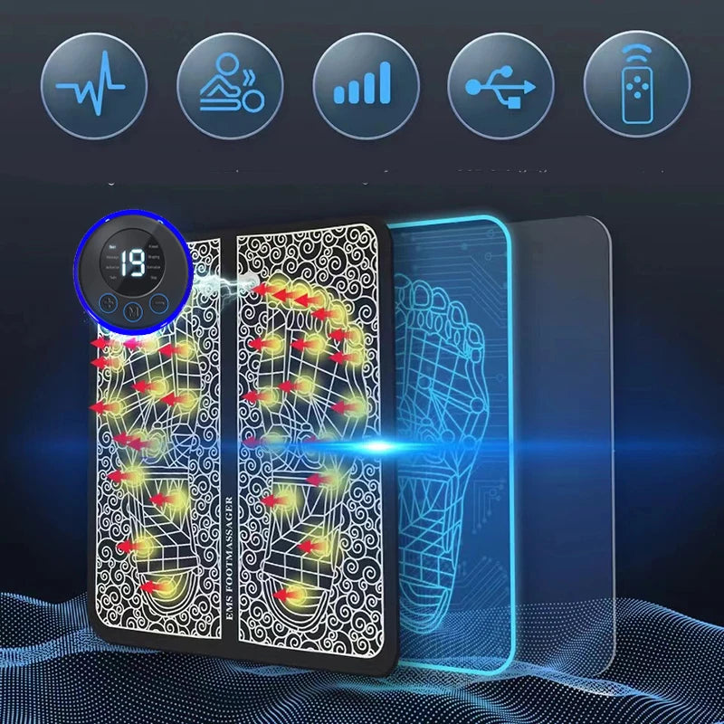 Electric Foot Massager Pad – Relax Your Feet Anytime, Anywhere!