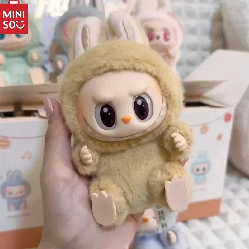 "Labubu Series Blind Box Vinyl Figure – Mystery Collectible Toy with Plush Base"
