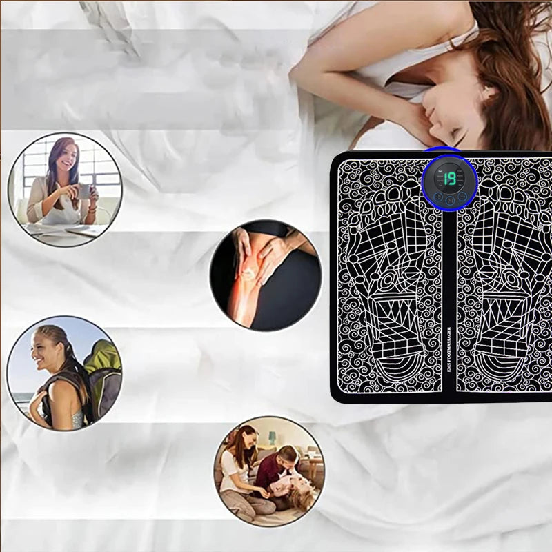 Electric Foot Massager Pad – Relax Your Feet Anytime, Anywhere!