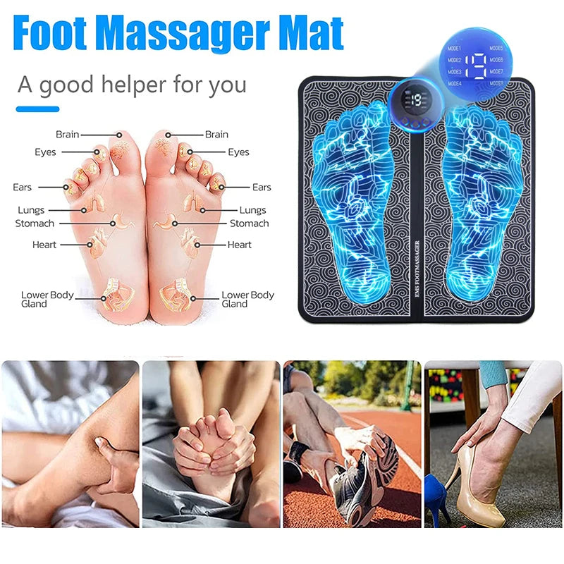 Electric Foot Massager Pad – Relax Your Feet Anytime, Anywhere!