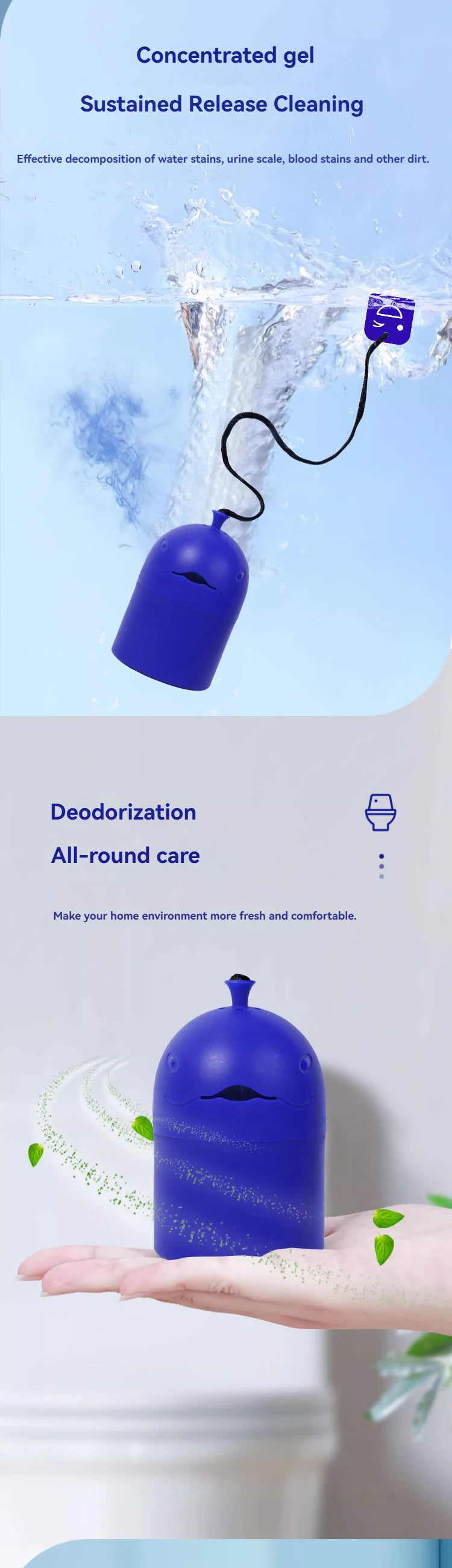 Toilet Whale™ – Automatic Gel Cleaner