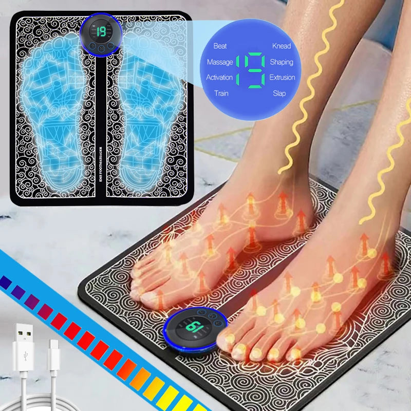 Electric Foot Massager Pad – Relax Your Feet Anytime, Anywhere!
