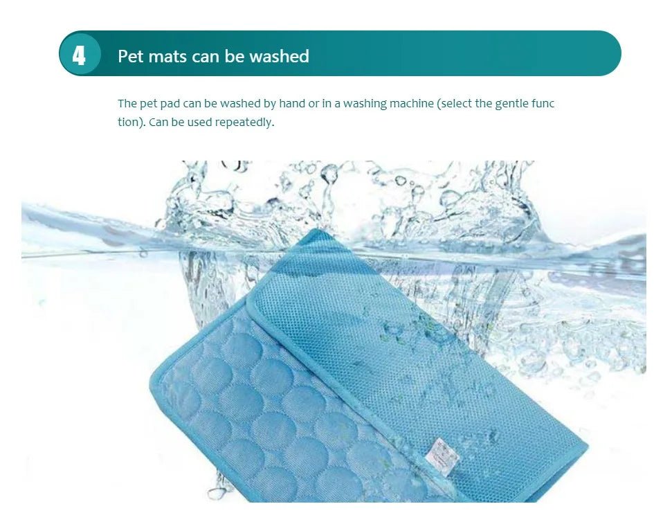 ChillPaws™ Pet Cooling Mat – Summer Relief for Dogs & Cats