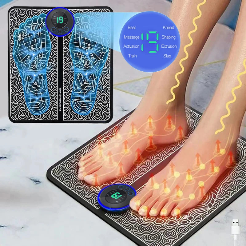 Electric Foot Massager Pad – Relax Your Feet Anytime, Anywhere!