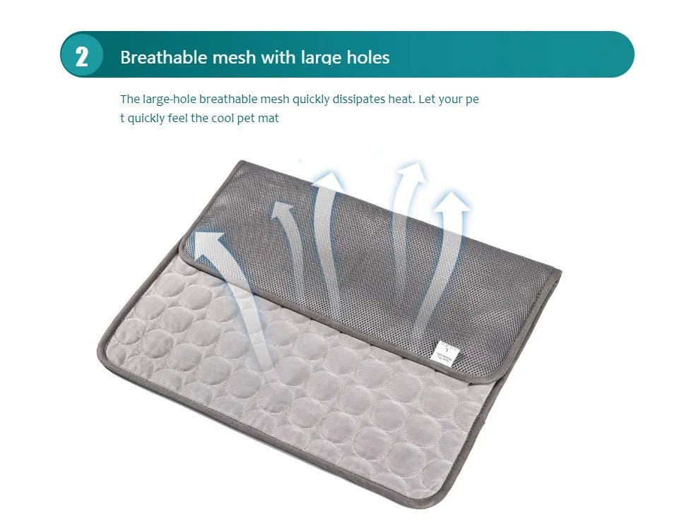 ChillPaws™ Pet Cooling Mat – Summer Relief for Dogs & Cats