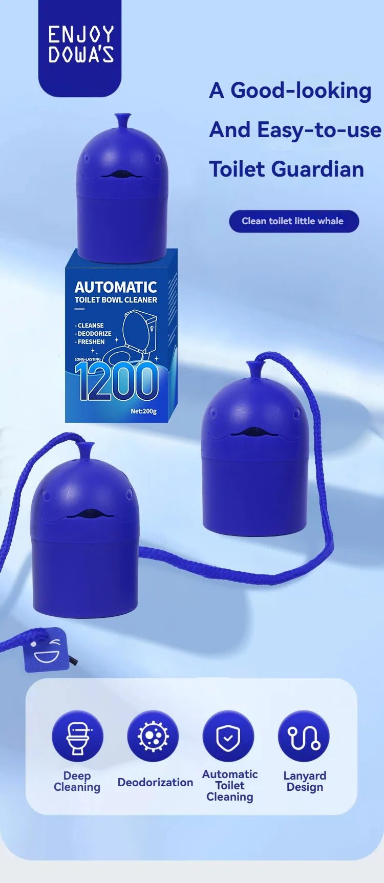 Toilet Whale™ – Automatic Gel Cleaner