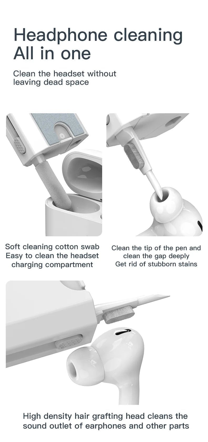 20-in-1 Precision Tech Cleaning Kit – For Keyboard, Earbuds, Camera & More