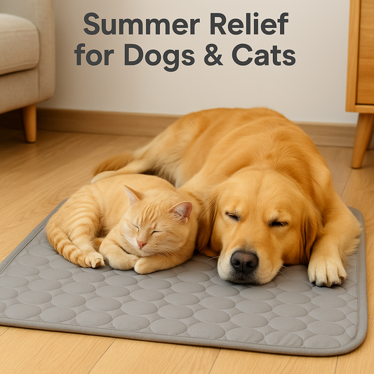 ChillPaws™ Pet Cooling Mat – Summer Relief for Dogs & Cats