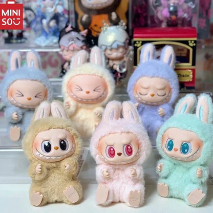 "Labubu Series Blind Box Vinyl Figure – Mystery Collectible Toy with Plush Base"