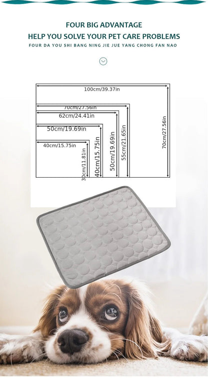 ChillPaws™ Pet Cooling Mat – Summer Relief for Dogs & Cats