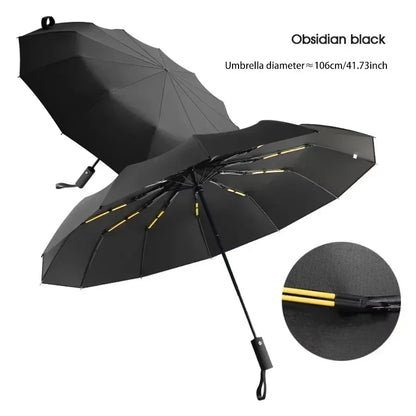 StormShield™ 24-Bone Windproof Umbrella – UV Defense & Auto-Open Elegance