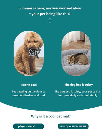 ChillPaws™ Pet Cooling Mat – Summer Relief for Dogs & Cats