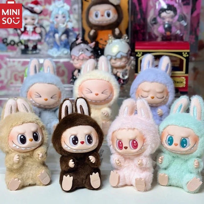 "Labubu Series Blind Box Vinyl Figure – Mystery Collectible Toy with Plush Base"