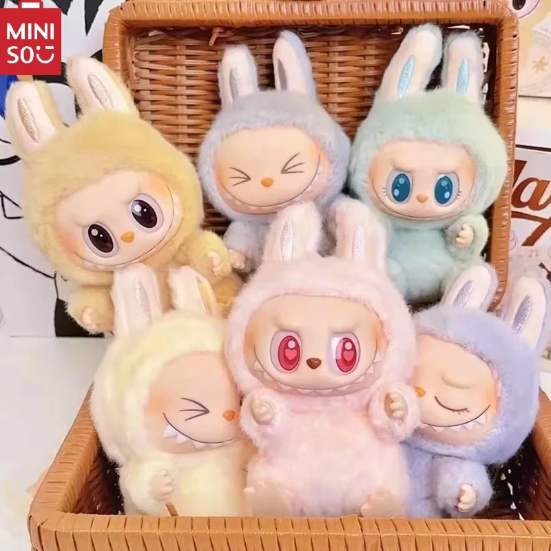 "Labubu Series Blind Box Vinyl Figure – Mystery Collectible Toy with Plush Base"
