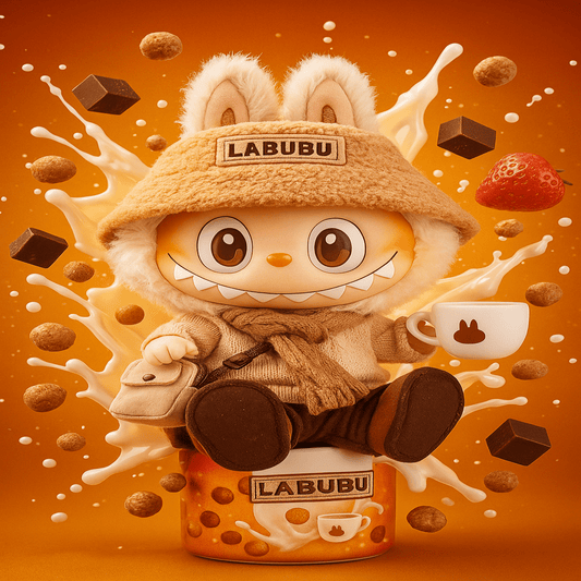 "Labubu Series Blind Box Vinyl Figure – Mystery Collectible Toy with Plush Base"